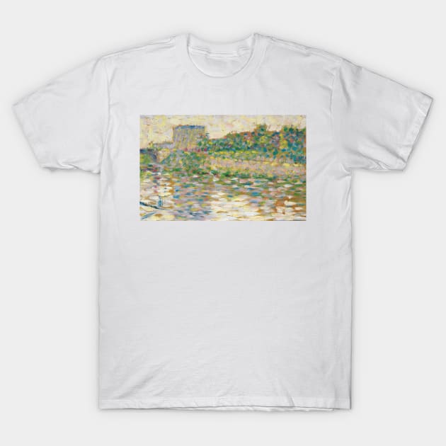 The Seine at Courbevoie by Georges-Pierre Seurat T-Shirt by Classic Art Stall